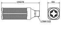 Relief Valve Multi Chamber Male