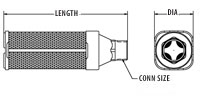 Steam Exhaust Multi Chamber Male