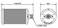 Steam Exhaust Single Chamber Male