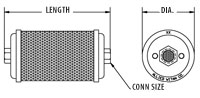 Thru Flow Single Chamber Female