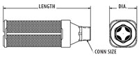 Vacum Pump Exhaust Multi Chamber Male